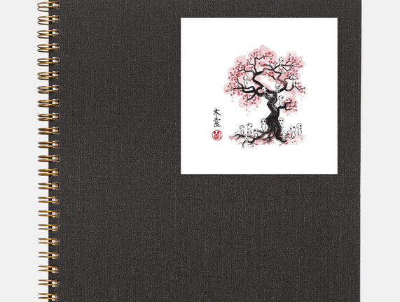 Forest Spirits Sumi-e