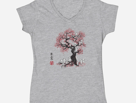 Forest Spirits Sumi-e