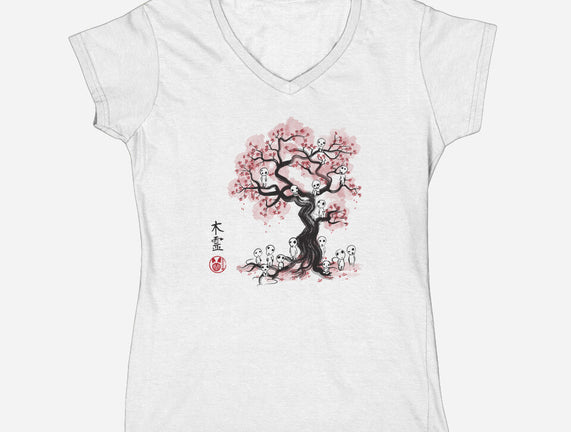 Forest Spirits Sumi-e
