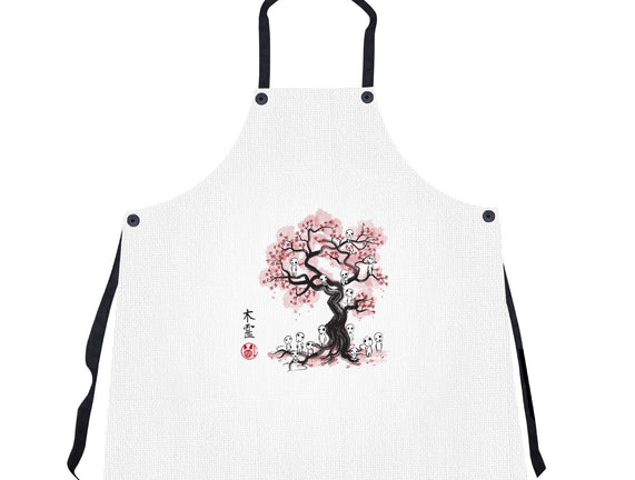 Forest Spirits Sumi-e