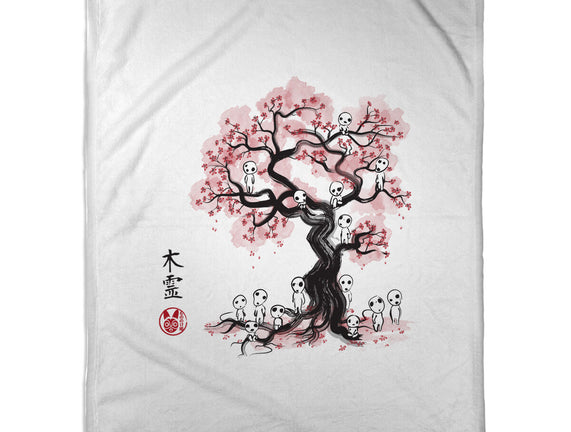 Forest Spirits Sumi-e