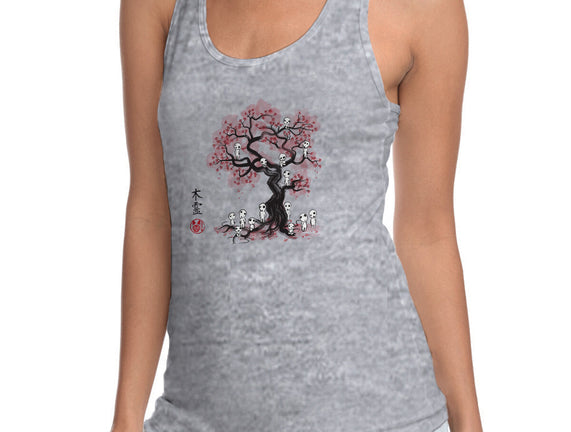 Forest Spirits Sumi-e