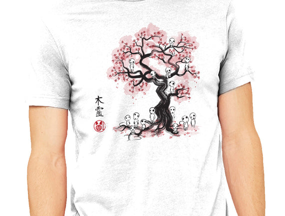 Forest Spirits Sumi-e