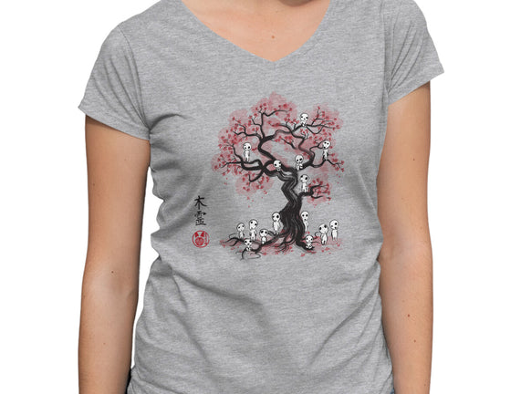 Forest Spirits Sumi-e