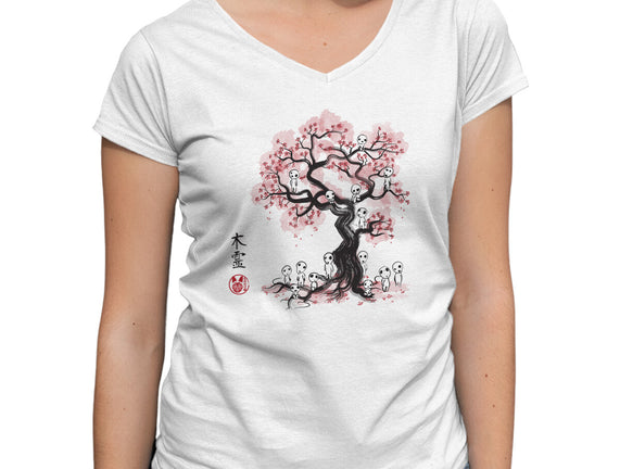 Forest Spirits Sumi-e