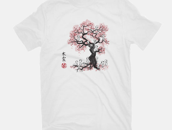 Forest Spirits Sumi-e
