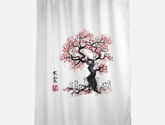 Forest Spirits Sumi-e