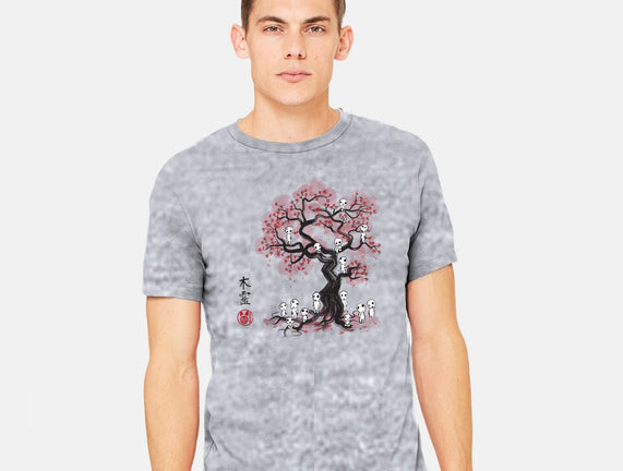 Forest Spirits Sumi-e