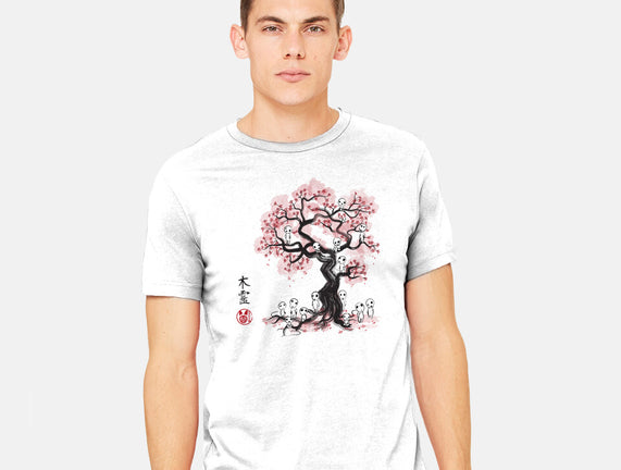 Forest Spirits Sumi-e
