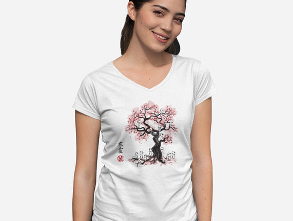 Forest Spirits Sumi-e