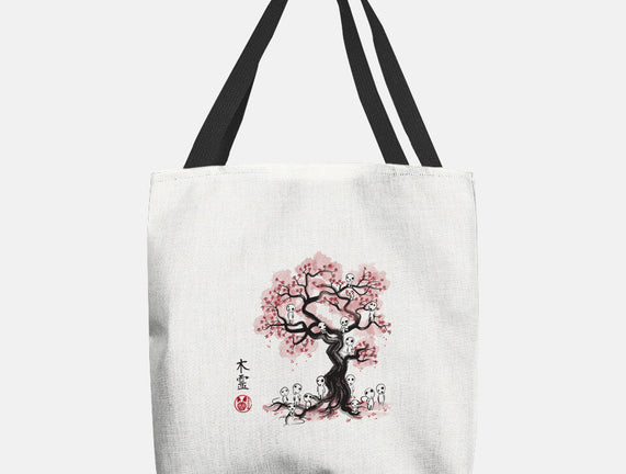 Forest Spirits Sumi-e