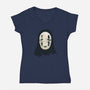 Forest Without a Face-womens v-neck tee-dandingeroz