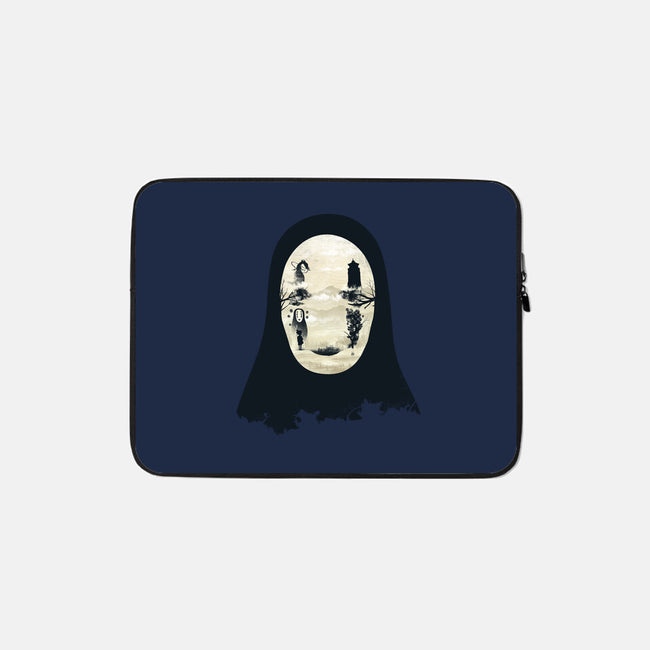 Forest Without a Face-none zippered laptop sleeve-dandingeroz