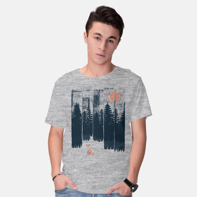 Fox In the Wild-mens basic tee-ndtank