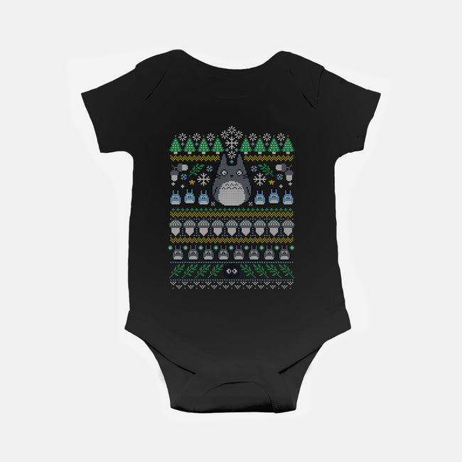 Friends of the Forest Knit-baby basic onesie-machmigo