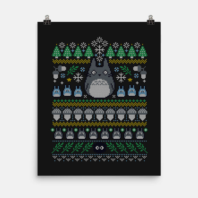 Friends of the Forest Knit-none matte poster-machmigo