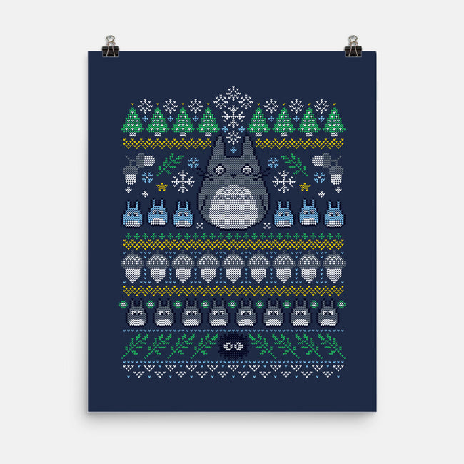 Friends of the Forest Knit-none matte poster-machmigo