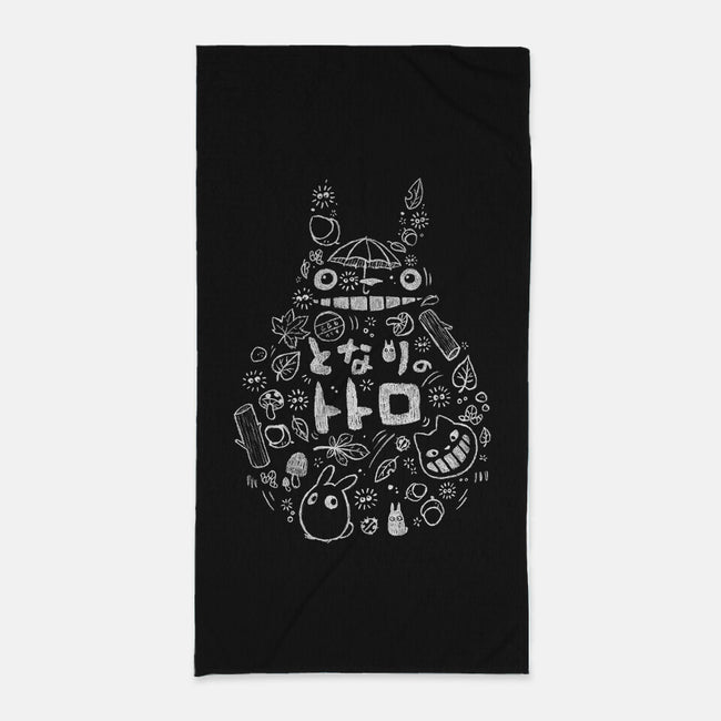 Friends of the Forest-none beach towel-BlancaVidal
