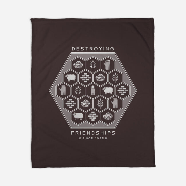 Friendship Destroyer-none fleece blanket-Kat_Haynes