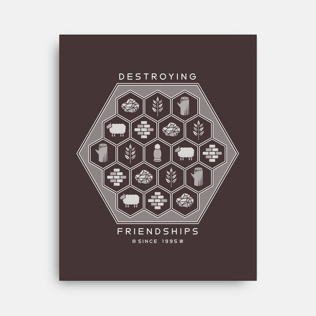 Friendship Destroyer-none stretched canvas-Kat_Haynes