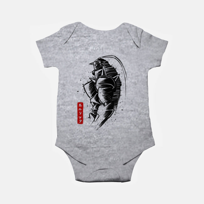 Full Sketch-baby basic onesie-albertocubatas