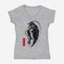 Full Sketch-womens v-neck tee-albertocubatas