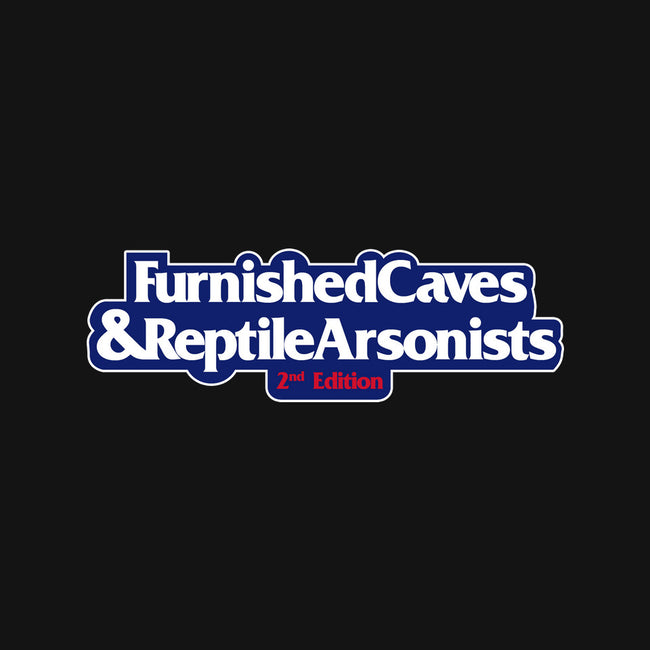 Furnished Caves & Reptile Arsonists-none glossy sticker-Azafran