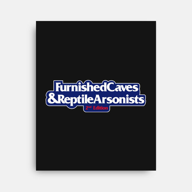 Furnished Caves & Reptile Arsonists-none stretched canvas-Azafran