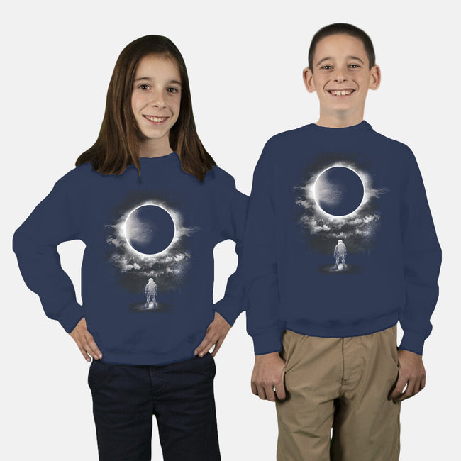 Eclipse-youth crew neck sweatshirt-dandingeroz