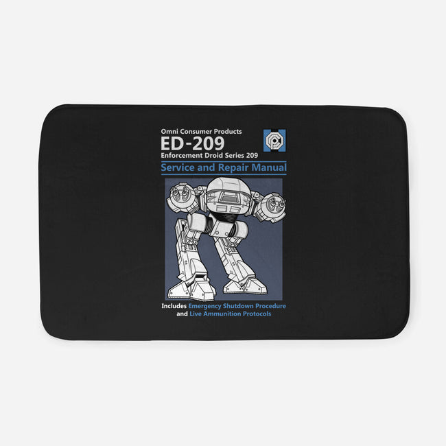 ED-209-none memory foam bath mat-adho1982