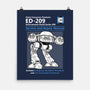 ED-209-none matte poster-adho1982