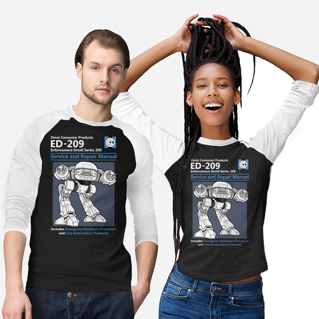 ED-209-unisex baseball tee-adho1982