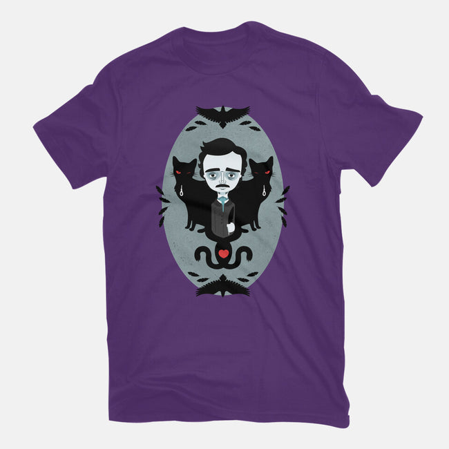 Edgar Allan Poe and Friends-mens basic tee-Murphypop