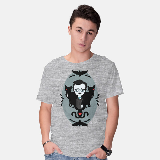 Edgar Allan Poe and Friends-mens basic tee-Murphypop