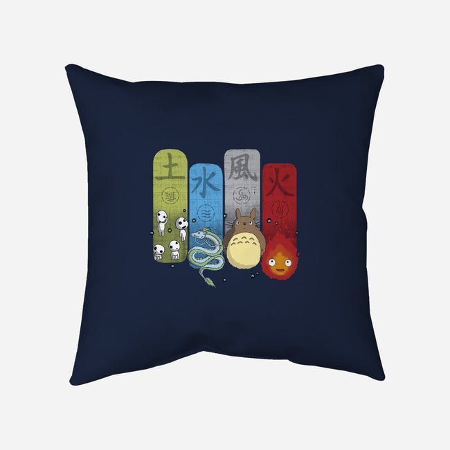 Elemental Charms-none removable cover throw pillow-IdeasConPatatas