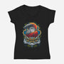 Enlightened Neighbor-womens v-neck tee-Bamboota