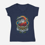 Enlightened Neighbor-womens v-neck tee-Bamboota