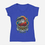 Enlightened Neighbor-womens v-neck tee-Bamboota