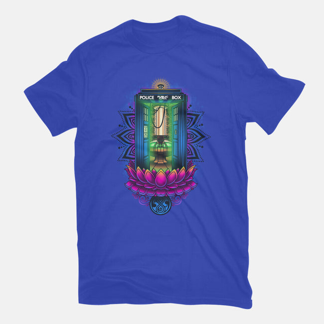 Enlightened Police Box-unisex basic tee-Bamboota