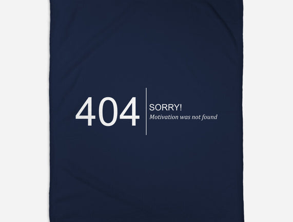 Error: Motivation Not Found