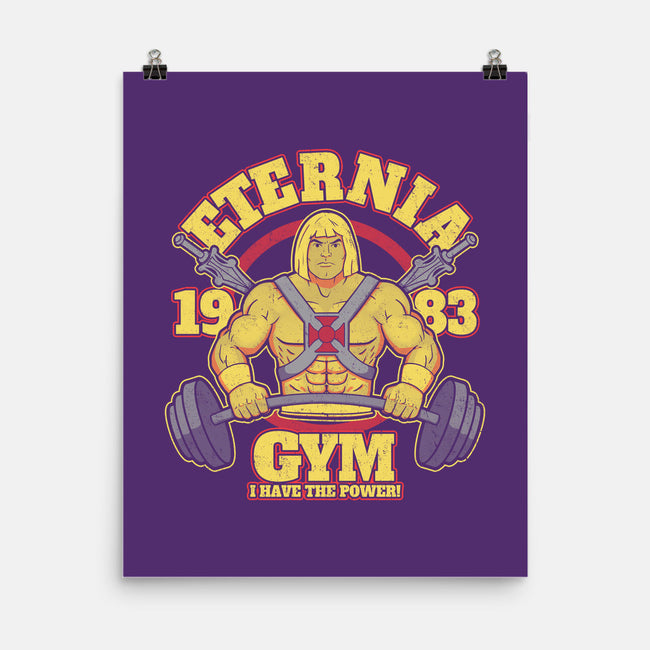 Eternia Gym-none matte poster-jozvoz