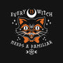 Every Witch Needs A Familiar-none removable cover w insert throw pillow-nemons