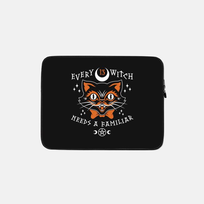 Every Witch Needs A Familiar-none zippered laptop sleeve-nemons