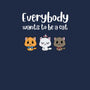Everybody Wants to be A Cat-youth pullover sweatshirt-kosmicsatellite