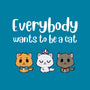 Everybody Wants to be A Cat-none zippered laptop sleeve-kosmicsatellite