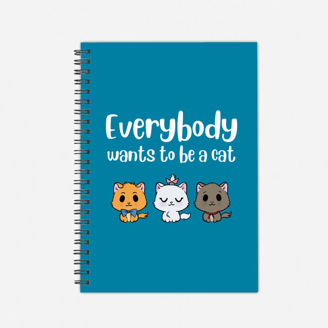 Everybody Wants to be A Cat-none dot grid notebook-kosmicsatellite