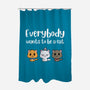 Everybody Wants to be A Cat-none polyester shower curtain-kosmicsatellite