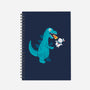 Everyone Loves Marshmallow-none dot grid notebook-DinoMike