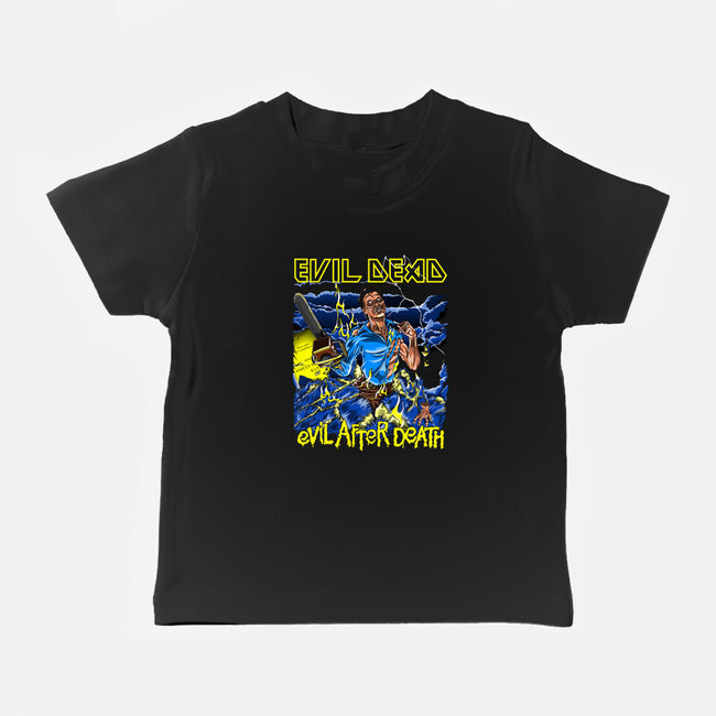 Evil After Death-baby basic tee-boltfromtheblue