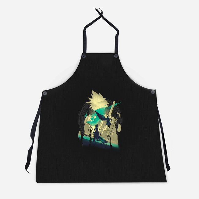 Ex Soldier of the VII-unisex kitchen apron-hypertwenty